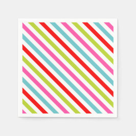 Festes Muster - Retro-Urlaubsmuster Serviette