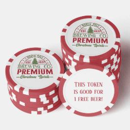 Festes nordpolnisches Brauunternehmen Freie Biere Pokerchips