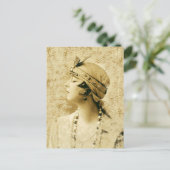 festes Outfit Postkarte (Stehend Vorderseite)