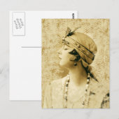festes Outfit Postkarte (Vorne/Hinten)