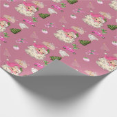 Festes Papier mit Feiertagikonen Geschenkpapier (Ecke)