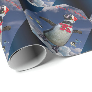 Festes Pinguinwrapping Paper - Weihnachten Geschenkpapier