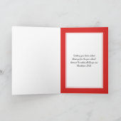 Festes Pudding mit | KANADA | Christmas Feiertagskarte (Innenseite)