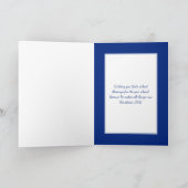 Festes Pudding mit | UNION JACK | Christmas Feiertagskarte (Innenseite)