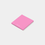 festes reiches königliches farbenfrohes Rosa Post-it Klebezettel (angewinkelt)