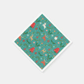 Festes Reindeer Wonderland Serviette (Ecke)