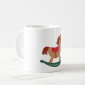 festes Rockpferd Kaffeetasse (Vorderseite Links)
