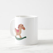 festes Rockpferd Kaffeetasse (Vorderseite Links)