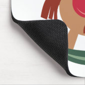 festes Rockpferd Mousepad (Ecke)