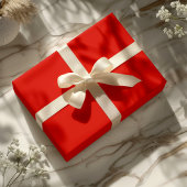 Festes rotes Wrapping-Papier Geschenkpapier