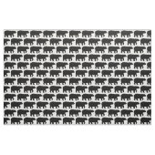 Festes Schwarzes betreffen weißes Stoff (Fat Quarter (45,7 x 55,9 cm))