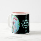 Festes Seil-Mädchen Zweifarbige Tasse (Vorderseite Links)