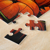 Festes Spuk Haus im Herbst Puzzle (Seite)