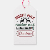 Festes Überraschungszeichen Geschenkanhänger (Rückseite)