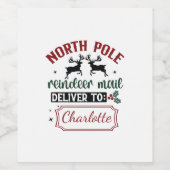 Festes Überraschungszeichen Weinetikett (Einzelnes Label)