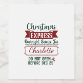 Festes Überraschungszeichen Weinetikett (Einzelnes Label)