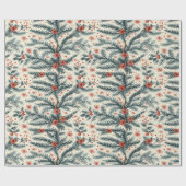 Festes Umhüllungspapier mit Kiefernausführung Geschenkpapier (Flach)