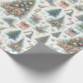 Festes Umhüllungspapier mit Verzierungen Geschenkpapier (Ecke)