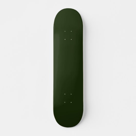 Festes Waldgrün Skateboard (Vorne)