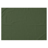 Festes Waldgrün Tischdecke (Vorderseite (Horizontal))