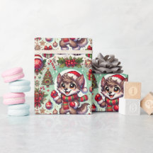 Festes Wolfman Wrapping Paper