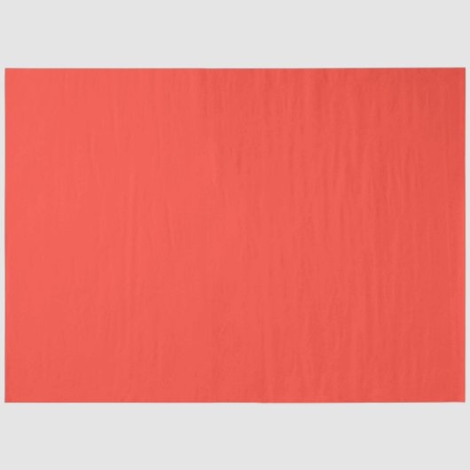 Festes Zimt hell rot Seidenpapier (Vorderseite)