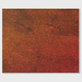 Festes Zimtmuster aus Zimt Glitzer elegant Geschenkpapier (Flach)