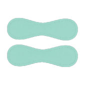 Festfarbenes Beach Glass schlichte Aqua-Grünminze Baseball (Paneele)