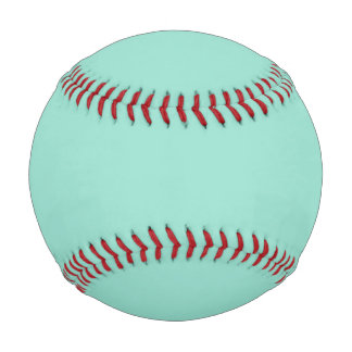 Festfarbenes Beach Glass schlichte Aqua-Grünminze Baseball