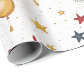 Festfeuerwerk für das neue Jahr Geschenkpapier (Rolleneckpunkt)