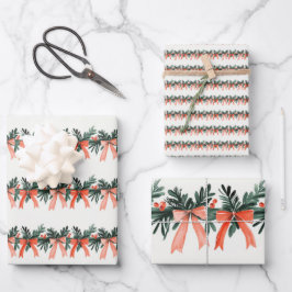 Festgarten Aquarellbänder Geschenk Geschenkpapier Set