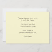 Festgartenpapier Laters Jubiläum Einladung (Rückseite)