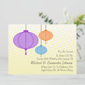 Festgartenpapier Laters Jubiläum Einladung (Stehend Vorderseite)