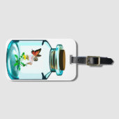 Festgehaltener Gepäckträger Gepäckanhänger (Vorderseite (Horizontal))