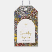 Festgehaltenes Glas Christening Taufe Gefallen Geschenkanhänger (Vorderseite)