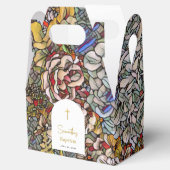 Festgehaltenes Glas Christening Taufe Gefallen Geschenkschachtel (Geöffnet)