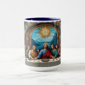 Festgehaltenes Glas Jesus Letztes Abendmahl Christ Tasse (Zentrum)