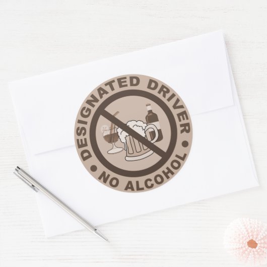 festgelegte Fahreraufkleber Runder Aufkleber (Umschlag)