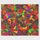 Festgelegte Glas-Moody-Farben Geschenkpapier (Flach)