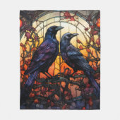 Festgelegte Glass Ravens Fleecedecke (Vorderseite)