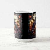 Festgelegte Glass Ravens Kaffeetasse (Mittel)