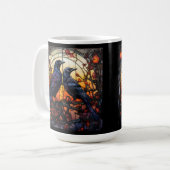 Festgelegte Glass Ravens Kaffeetasse (Vorderseite Links)