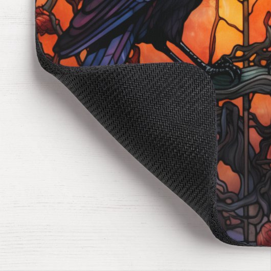 Festgelegte Glass Ravens Mousepad (Ecke)