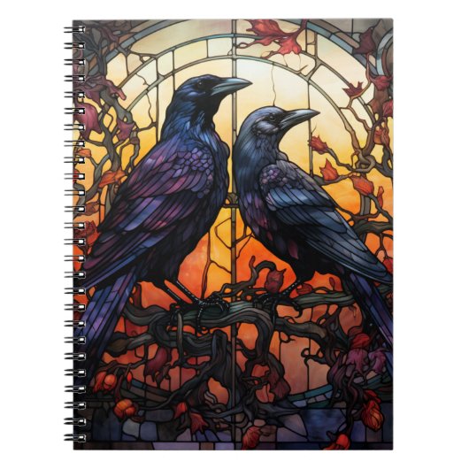 Festgelegte Glass Ravens Notizblock (Vorderseite)
