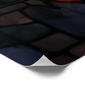 Festgelegte Glass Ravens Poster (Ecke)