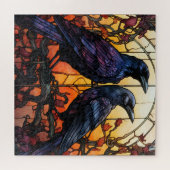 Festgelegte Glass Ravens Puzzle (Horizontal)