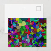 Festgelegte Glastafel Postkarte (Vorne/Hinten)