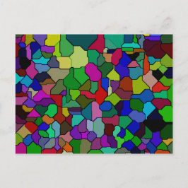 Festgelegte Glastafel Postkarte