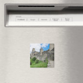 Festgelegte Mauer von Carcassonne Magnet (In Situ (Geschirrspüler))