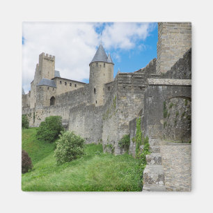 Festgelegte Mauer von Carcassonne Magnet